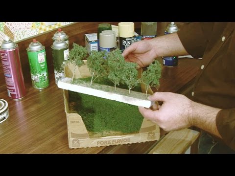 Видео: Создание миниатюрных лиственных деревьев | Модель железной дороги EasyTrees | Любитель железнодор...