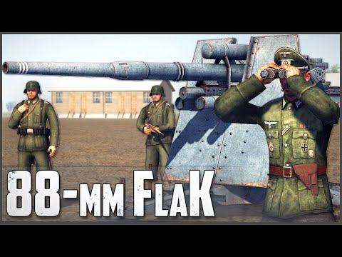 Видео: ЗНАМЕНИТОСТЬ ВТОРОЙ МИРОВОЙ - 88-ММ ЗЕНИТКА FLAK