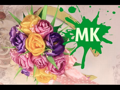 Видео: Секреты сборки букета тюльпанов/Мастер класс