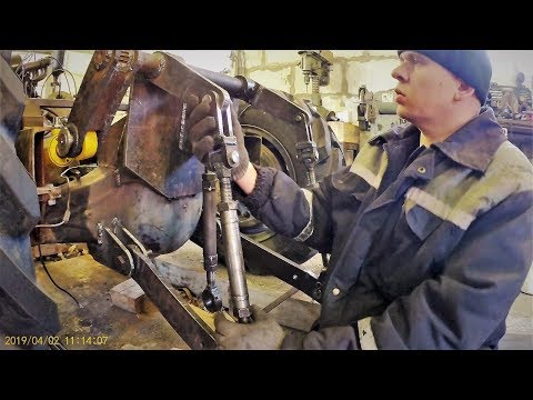 Видео: Про самодельную навеску  на минитрактор.