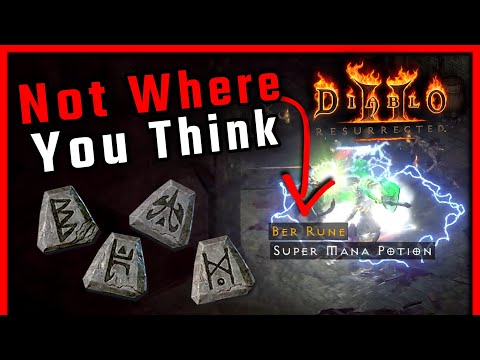 Видео: Где я ДЕЙСТВИТЕЛЬНО нахожу высокие руны, вы удивитесь - Diablo 2 Resurrected