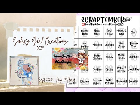 Видео: Видео процесса создания скрапбука: Уютно - Scraptember/Mixed Media Mayhem/Iron Crafter