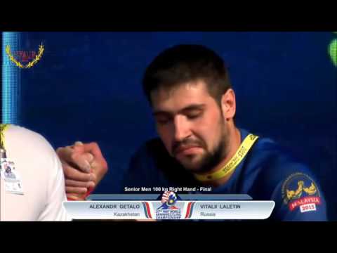 Видео: Виталий ЛАЛЕТИН - Александр ГЕТАЛО самый долгий финал Чемпионата Мира по Армрестлингу