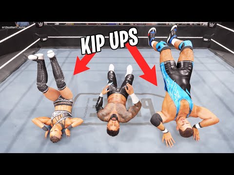 Видео: 20 приемов с анимацией подъема разгибом в WWE 2K25