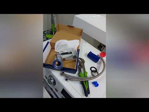 Видео: Монтаж раковины над стиральной машиной
