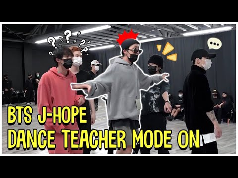 Видео: Учитель танцев BTS J-Hope Mode On | Джимин поддержал J-Hope в хореографии