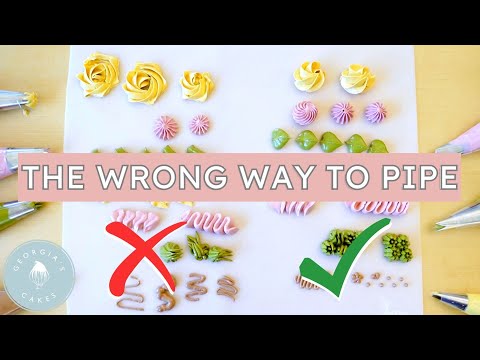 Видео: НЕПРАВИЛЬНЫЙ способ нанесения крема! Распространённые ошибки при нанесении крема | Georgia's Cakes