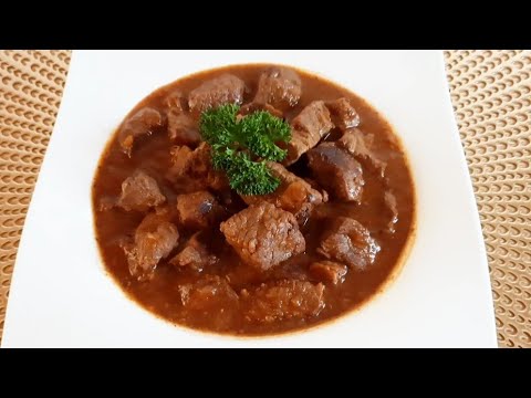 Видео: #Очень вкусно! Гуляш из говядины 😋 #Very tasty! Beef Goulash 😋