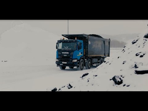 Видео: Самосвал Scania ODIN - надежный работник на вашем предприятии. Опыт эксплуатации ООО "Сиб-Транзит"