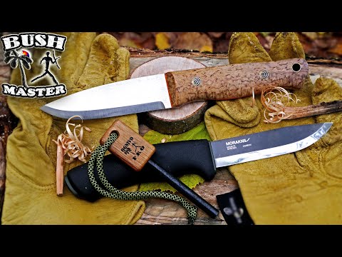 Видео: Нож BeaverKnife Bushcraft CLASSIC против Mora Bushcraft Black.