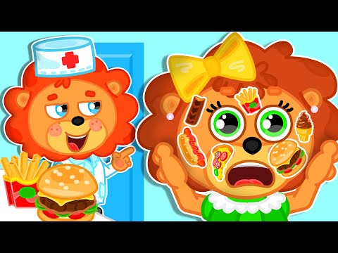 Видео: Маша и Леопольд. Прыщики от еды - Серии для всей семьи - Lion Family на русском - Мультик