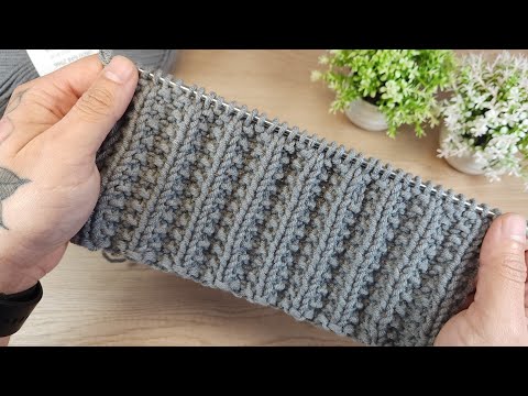 Видео: ИДЕАЛЬНО! Узор для вязания | Шарф, свитер, шапки, одеяла @RafaelNoggDIY