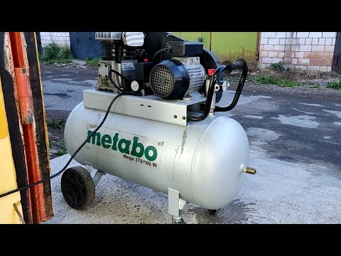 Видео: 🔵 METABO MEGA 370/100W КОМПРЕССОР ОБСЛУЖИВАНИЕ, ТО