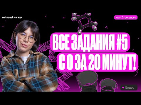 Видео: Все задания №5 ЕГЭ по химии 2024 с 0 за 20 минут | Екатерина Строганова