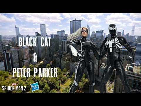 Видео: Обзор на фигурку Чёрной кошки и Человека-Паука | Marvel Legends | Spider-Man 2 PS5