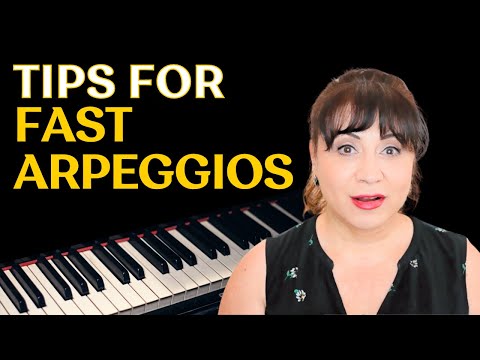 Видео: Как играть быстрые фортепианные арпеджио