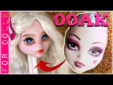 Видео: ПОДРОБНЫЙ ООАК ДРАКУЛАУРА ♡ КАК СДЕЛАТЬ ООАК ♡ КАК ПЕРЕРИСОВАТЬ ЛИЦО КУКЛЕ ♡ FOR DOLLS