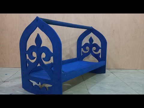 Видео: How to make a cradle / Как сделать колыбель / Фанерадан Бесік жасау