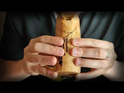 Видео: Окарина 🪵 из осины, минорная пениатоника от ноты Ми (E4) 440гц., 5 отверстий.