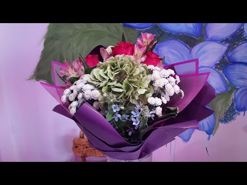 Видео: гортензия из букета 🌿