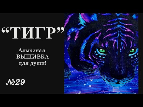 Видео: #29 ТИГР. Алмазная ВЫШИВКА для души!