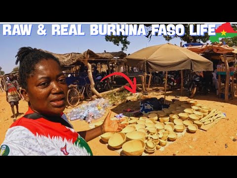 Видео: Сырое и настоящее! На западноафриканском рынке в Уагадугу, Буркина-Фасо!