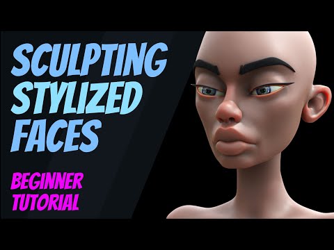 Видео: Создание стилизованного лица — подробное руководство для начинающих — Blender 3