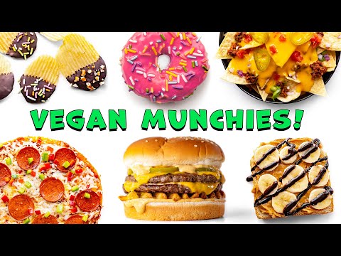 Видео: ПРОСТЫЕ ВЕГАНСКИЕ ЗАКУСКИ! Пицца, бургеры, пончики и многое другое!
