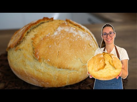 Видео: Хрупкав домашен хляб | Хляб като от едно време | Селски хляб