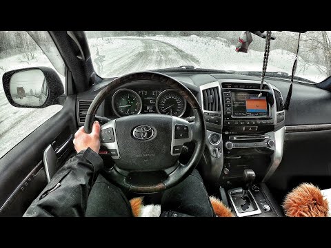 Видео: ТЕСТ-ДРАЙВ TOYOTA Land Cruiser 4.5 AT - POV 2012 ГОДА ВЫПУСКА