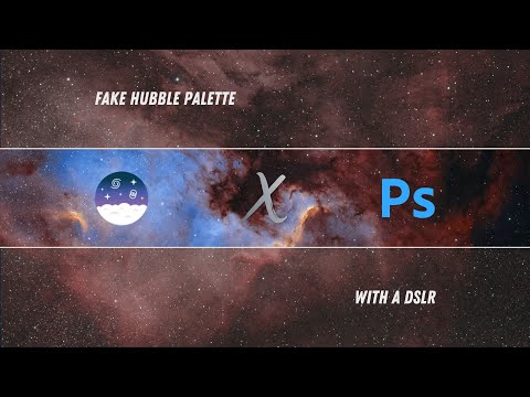 Видео: Палитра Хаббла на зеркалку? Легко! Обработка астрофото в Siril, GraXpert и PS