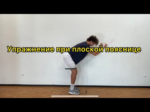 Видео: Упражнение при плоской пояснице, от заднего наклона таза