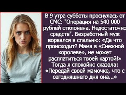 Видео: «Да что происходит? Мама в "Снежной королеве"не может расплатиться твоей картой!» Заорал муж.