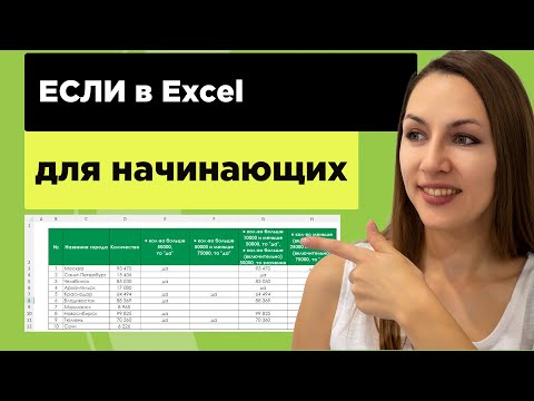 Видео: Функция ЕСЛИ в excel для начинающих на конкретных примерах
