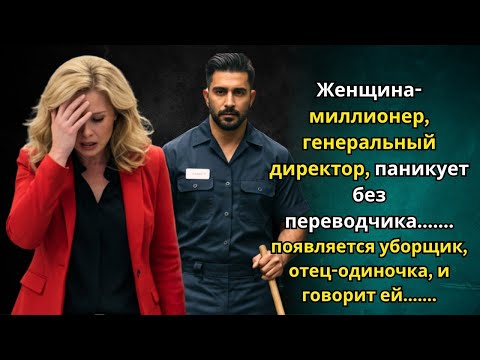 Видео: Переводчица не пришла...Женщина-миллионер, генеральный директор, на грани банкротства...Пока Уборщик