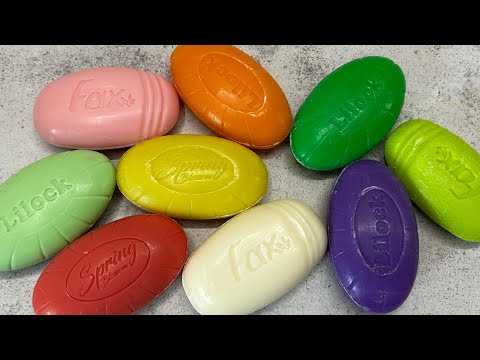Видео: ASMR soap/ Dry soap cutting 💜💚🤍🧡💛❤️🩷/ Резка сухого мыла 