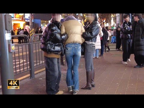 Видео: ［Hongdae 4K］Seoul Night Walk!! ~ В Хондэ много хороших друзей ~~ !!