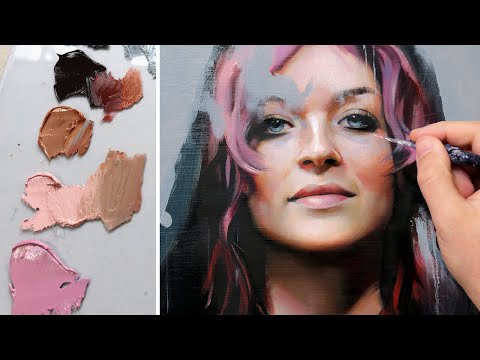 Видео: ПРОЦЕСС МАСЛЯНОЙ ЖИВОПИСИ || Бесстрашный художник