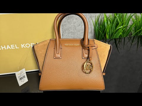 Видео: Распаковка сумки MICHAEL KORS Avril Small Leather Top-Zip Satchel (luggage)