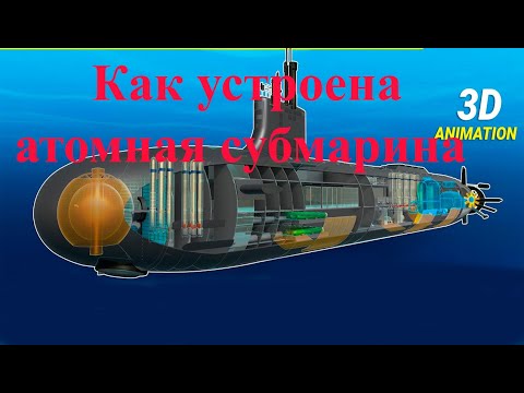 Видео: Как устроена атомная субмарина. Как работают двигатели атомной подводной лодки.