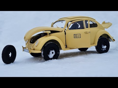 Видео: КОПИЙНОСТЬ зашкаливает ... Новый Beetle Type 82e Kommandeurwagen 4x4 от ROCHOBBY RC