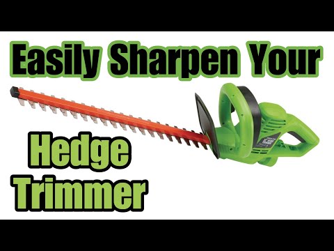 Видео: ЛЕГКО заточите лезвие кустореза