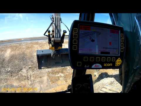 Видео: iCON excavate + rototilt начало работы в 3D