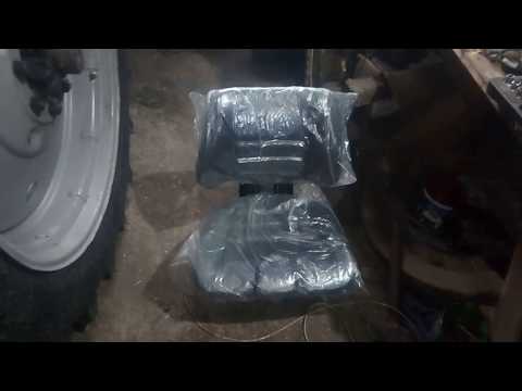 Видео: Турецкое сиденье для трактора МТЗ с Польской кабиной