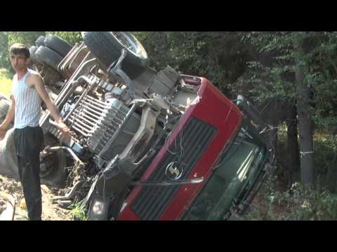 Видео: 30 07  ДТП Обнинск Киевское шоссе Самосвал перевер