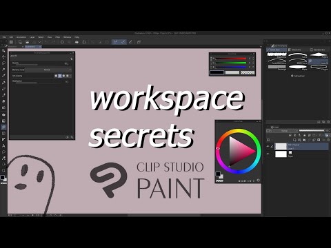 Видео: Рабочая среда Clip Studio Paint / Советы и рекомендации по интерфейсу