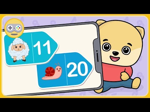 Видео: Математика для детей - Веселые уроки с Бими Бу. Учим числа от 11 до 20 * мультик игра для маленьких