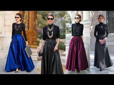 Видео: Элегантные образы с длинной юбкой, которые вам понравятся | Идеи скромной повседневной моды