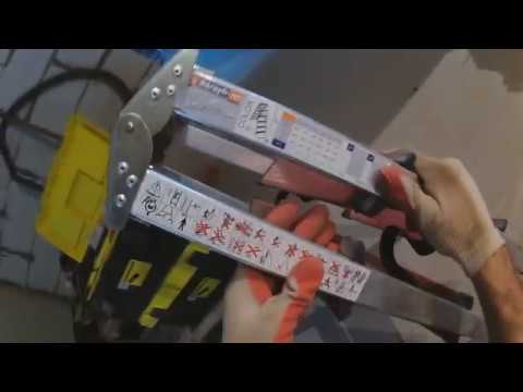 Видео: Стремянка электромонтажника, скрутки шуроповертом