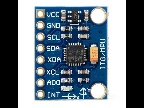 Видео: MPU6050 основные характеристики